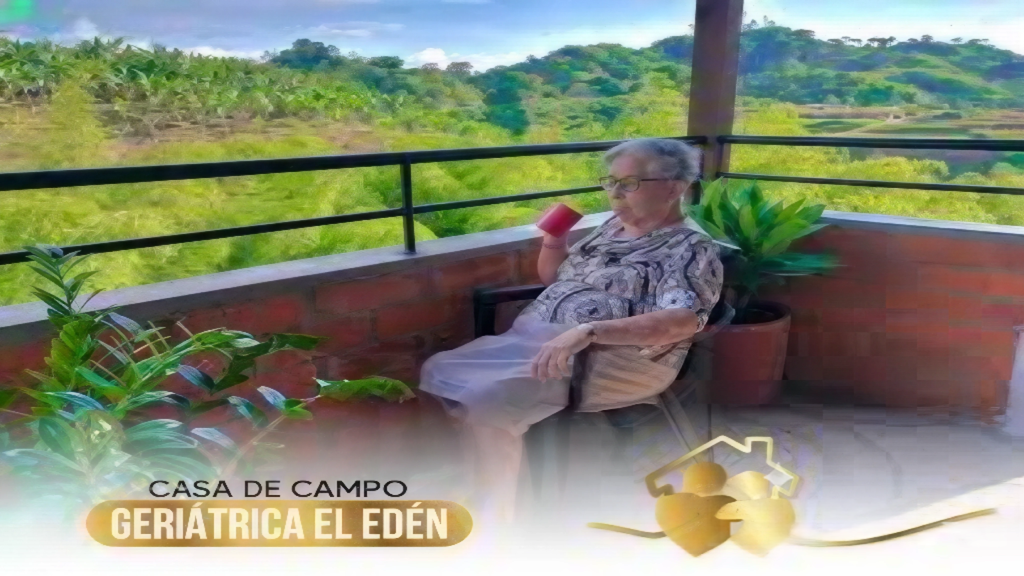 Familias y residentes compartiendo